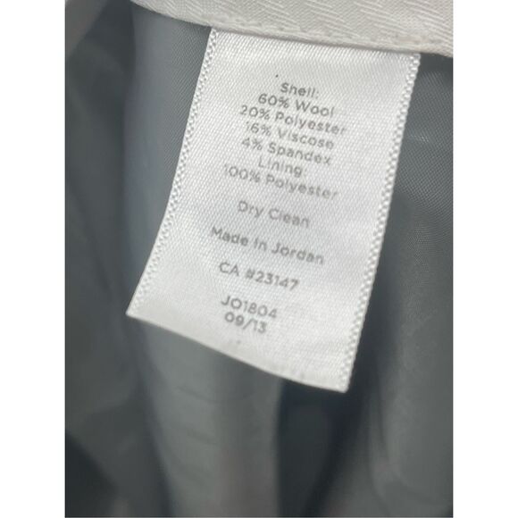 Talbots Heritage Dress Pants Women‎ Size 14 Gray Wool Polyester Lightweight Wide - Picture 9 of 12